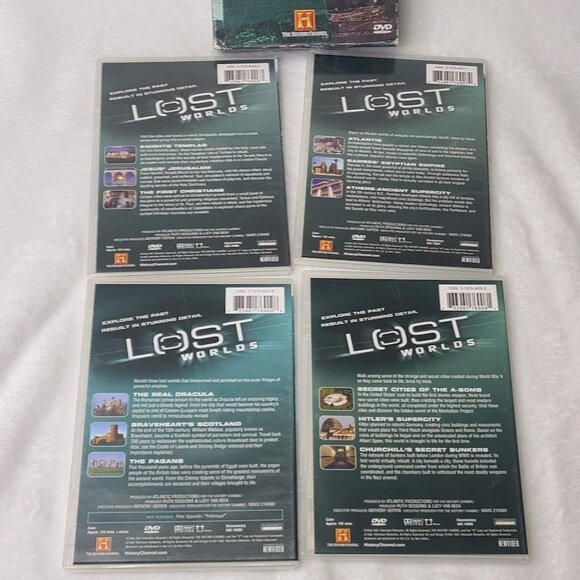 2006 Lost Worlds History Channel DVD 4 Disc 2007 A&E Box Set - Picture 7 of 16